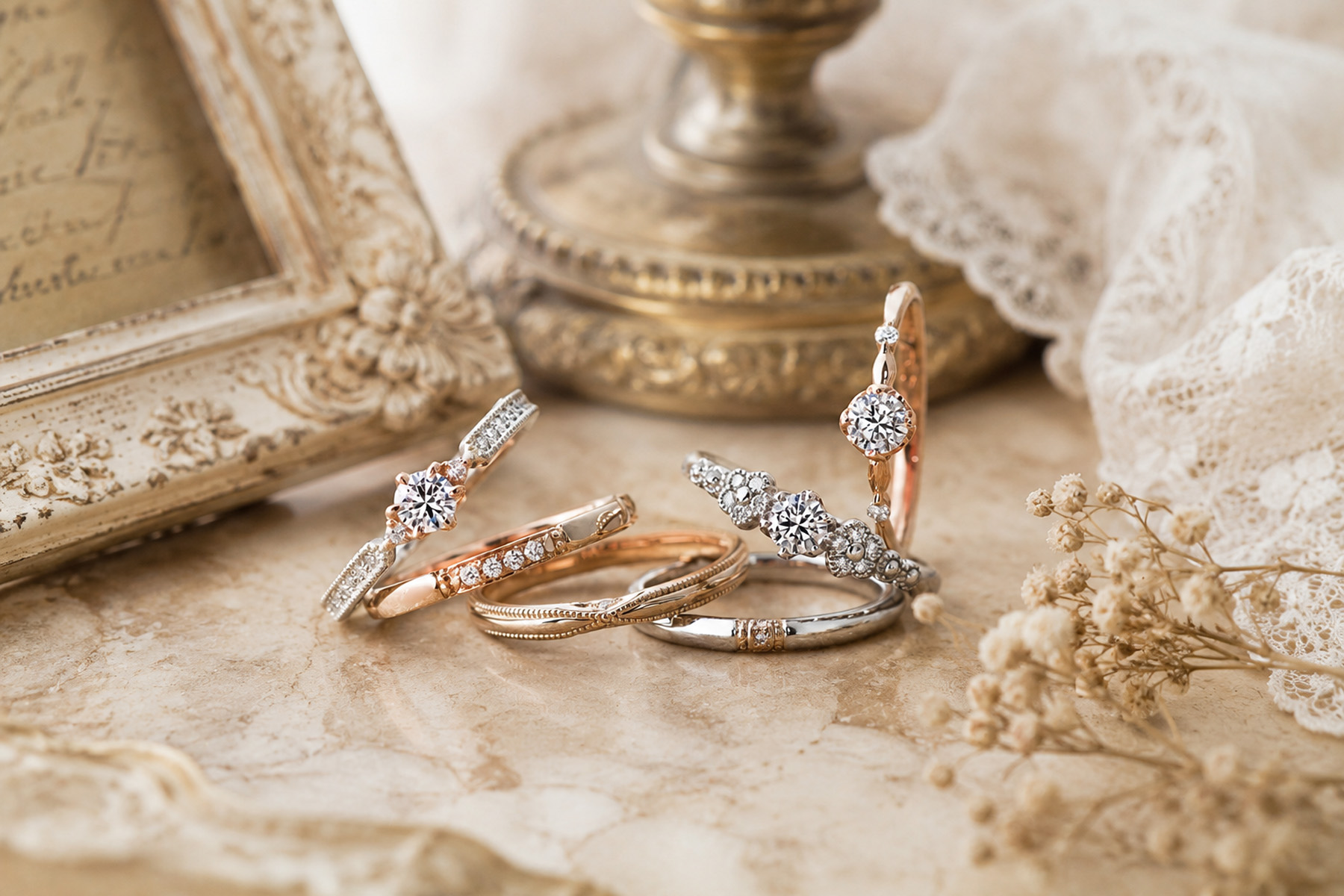 PRIMA PORTA bridal rings in Venice – engagement rings and wedding bands crafted by Japanese artisans